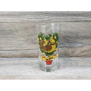 Indiana Glass Vintage 12 Days of Christmas Beverage Glass Day 1